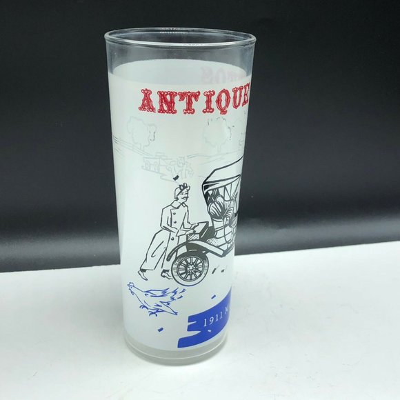 ANTIQUE AUTOS DRINKING GLASS cup mug 1911 Maxwell - Picture 4 of 4